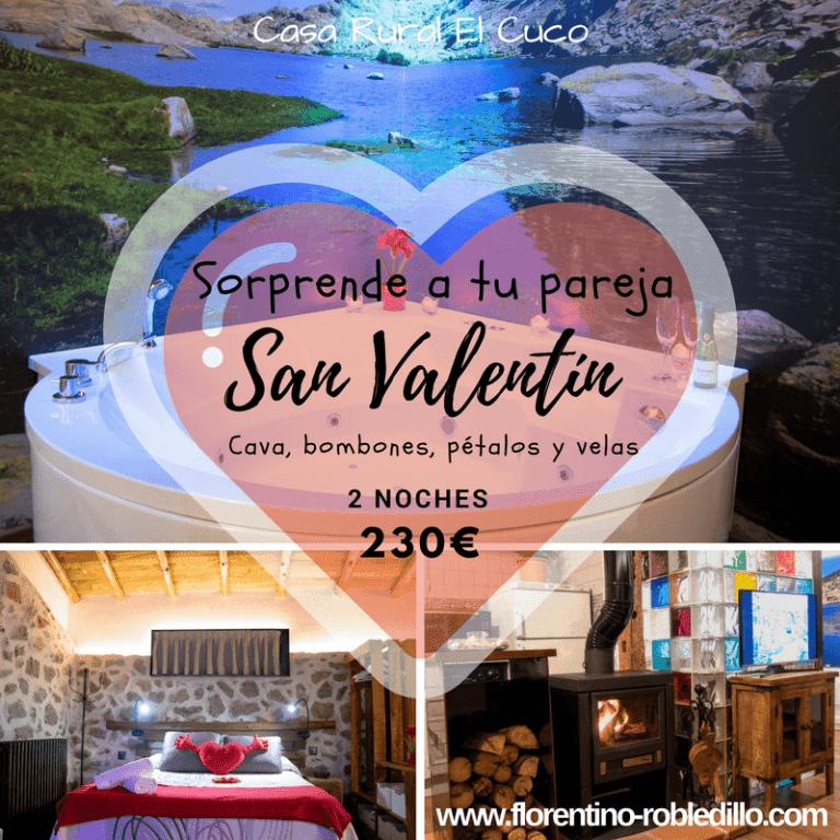 Oferta de San Valentín en la Casa Rural El Cuco