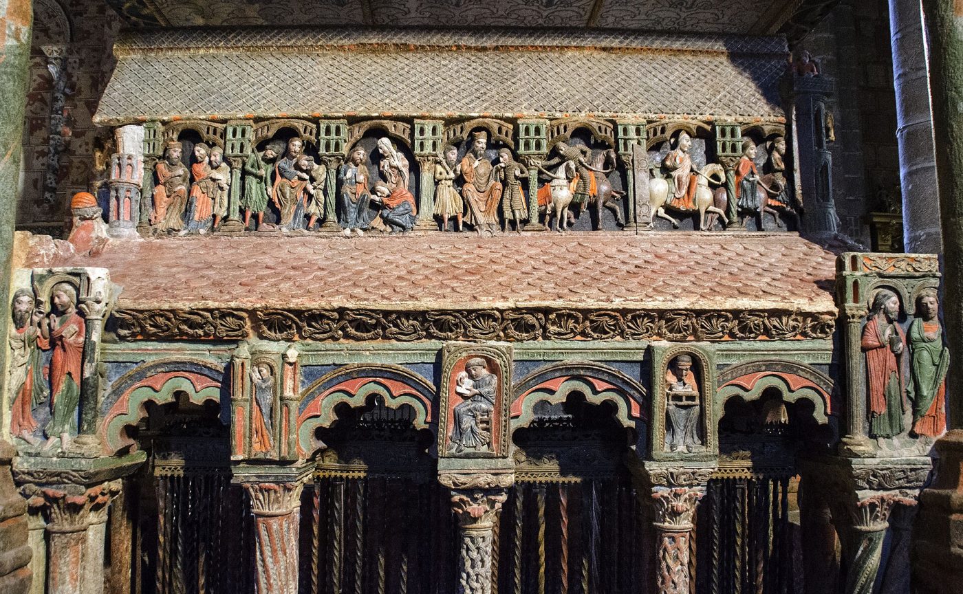 Cenotaph of the martyr saints in the Basilica of San Vicente
